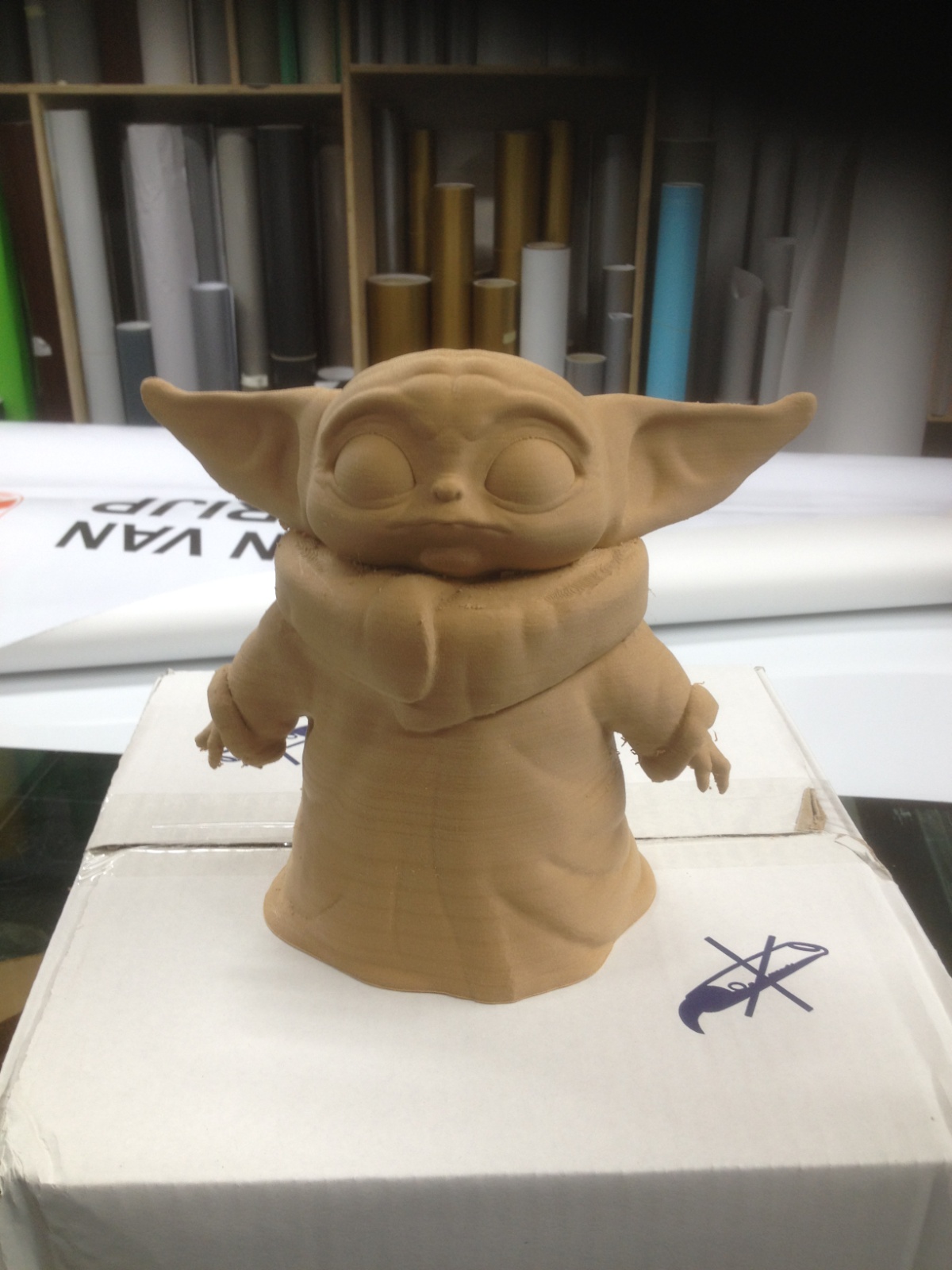 3D Yoda Polywood